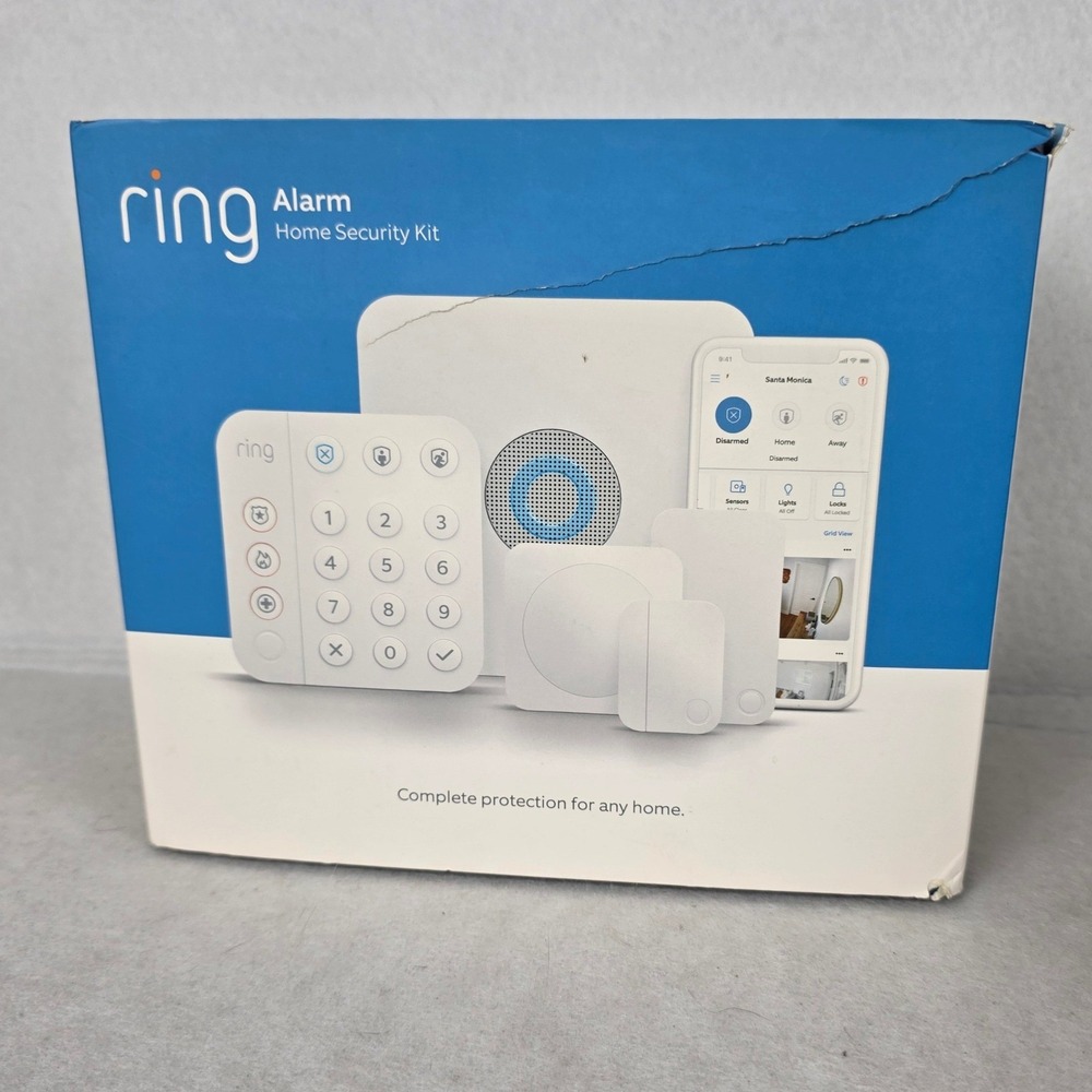 Ring Alarm 8-Piece Security Kit 2nd Gen Home Security System New Open Box